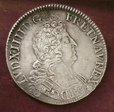 Louis xiv écu d'occasion  Paris XVIII