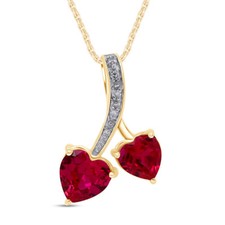 Double heart pendant for sale  Houston