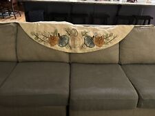 Cachecol Nicole Miller Home Couch abóbora outono bege novo sem etiquetas comprar usado  Enviando para Brazil