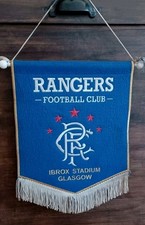 Gagliardetto ricamato rangers usato  Firenze