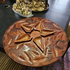 Vintage carved wooden for sale  Auburn
