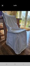White cotton chair for sale  HARROGATE