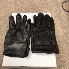 Luvas de condução clássicas masculinas vintage 100% couro tecido real Itália médias comprar usado  Enviando para Brazil