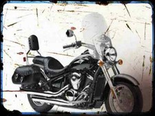 Metal sign motorbike for sale  UK
