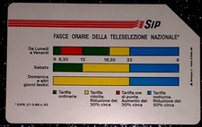 Scheda telefonica sip usato  Italia