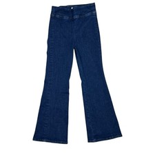 Frame Jeans Feminino Tamanho 0 Azul Lavagem Flare Jet Set Crop Mini Bootcut, usado comprar usado  Enviando para Brazil