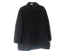 Casaco de lã Geoffrey Beene preto botões bolsos masculino tamanho G VEJA condição comprar usado  Enviando para Brazil