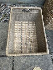 Vintage wicker basket for sale  LONDON