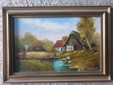ölgemälde haus farm gebraucht kaufen  Bad Aibling