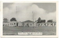 Cabines turísticas modernas e parque de trailers Perry Florida FL Holmes 1953, usado comprar usado  Enviando para Brazil