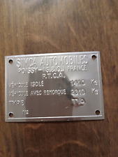 Simca 1501 plaque d'occasion  Maure-de-Bretagne