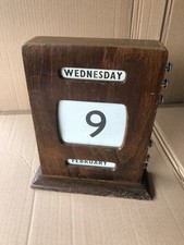Vintage wooden perpetual for sale  STOWMARKET