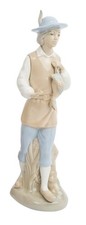 Figura Porcelana Miquel Requena 31cm Joven Cazador España Figura Grupo Caza comprar usado  Enviando para Brazil