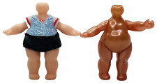 Roupa de corpo de boneca LOL pele escura clara sem cabeça 2" preto brilhante shorts comprar usado  Enviando para Brazil