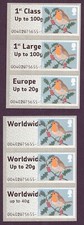Post & Go Wincor tipo 1 fonte grande Christmas Robin colecionadores conjunto de 6. MNH. comprar usado  Enviando para Brazil