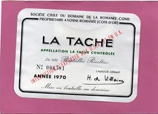 Etiquette tache 1986 d'occasion  Vendays-Montalivet