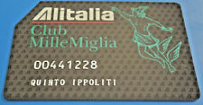 Scheda alitalia club usato  Pescara
