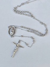 Silver plated rosary for sale  CLEVEDON