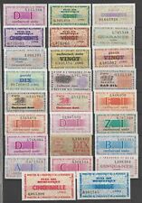 Bilhetes fiscais França Cinderelas ração carburante Auto Ministere 1949-1969 diff comprar usado  Enviando para Brazil