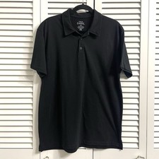 Camisa polo masculina TRUE CLASSIC tamanho G preta mistura de algodão malha casual macia comprar usado  Enviando para Brazil