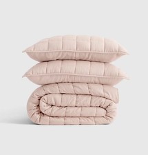 Conjunto de colcha de linho Marmelo completo queen europeu blush macio novo sem etiquetas caixa aberta comprar usado  Enviando para Brazil