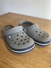 Tamancos Crocs Bayaband cinza e azul infantil tamanho C6 comprar usado Tamancos Crocs Bayaband cinza e azul infantil tamanho C6 comprar usado  Enviando para Brazil