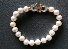 Kunstperlenarmband 18cm gebraucht kaufen  Velbert