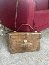 Handtasche krokodilleder irv gebraucht kaufen  Bonn