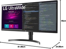 Monitor IPS UltraWide LG 34WL750 WQHD 34" polegadas 3440x1440 HDR10 AMD FreeSync 75Hz comprar usado  Enviando para Brazil
