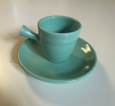 Conjunto de pires Fiesta Demitasse cabo vara xícara verde névoa marinha comprar usado  Enviando para Brazil