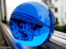 40mm + Suporte Asiático Raro Quartzo Natural Azul Cristal Mágico Esfera Bola de Cura comprar usado  Enviando para Brazil