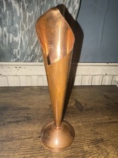 Copper lily vase for sale  BEDFORD