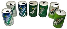 SPRITE CANS ISRAEL 1990's 7 LATS língua hebraica comprar usado  Enviando para Brazil