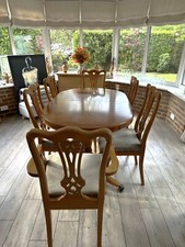 Extendable yew dining for sale  MAIDSTONE
