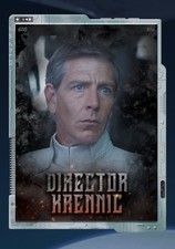 Używany, Topps Star Wars Card Trader Legendarne pozłacane srebro 2cc Dark Director Krennic na sprzedaż  Wysyłka do Poland