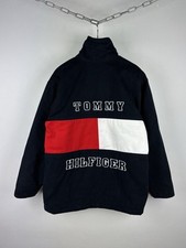 Vintage Tommy Hilfiger Sprzęt żeglarski Duża haftowana kurtka z logo Męska Rozmiar XS na sprzedaż  PL