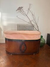 Antique wooden ottoman for sale  PURLEY
