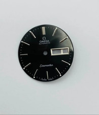 Mostrador preto dia/data para relógio Omega Seamaster, NOVO, para cal 1020,1022,1010,1012 comprar usado  Enviando para Brazil