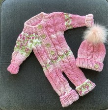 Hand knitted chunky for sale  CARNFORTH