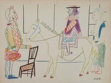 Pablo picasso courtisan d'occasion  Paris XII