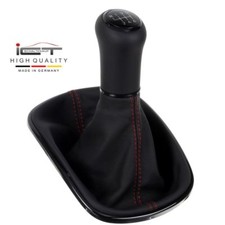 Cuir ICT pommeau levier vitesse pour VW Passat B5 Typ 3B 3BG fil rouge C61 na sprzedaż  Wysyłka do Poland