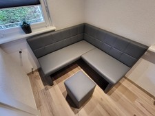 Eckbank kunstleder grau gebraucht kaufen  Wald-Michelbach