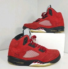 Tênis masculino tamanho 8 Jordan 5 retrô médio Raging Bull vermelho/preto/branco comprar usado  Enviando para Brazil