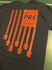 Usado, Camiseta masculina Paul Reed Smith guitarras MÉDIA vermelha azul estrelas listras música comprar usado  Enviando para Brazil