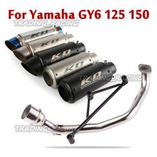 Para Yamaha GY6 125 150 Tubo De Escape Frente link Connect 51mm Slip-on silenciador Dicas comprar usado  Enviando para Brazil