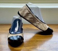 Sapatilhas Ballasox by Corso Como de Couro Preto e Champanhe Dobráveis - Tamanho 6 comprar usado  Enviando para Brazil