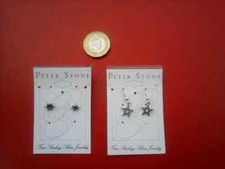 Pairs earrings pentacle for sale  ELY