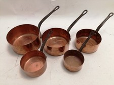 copper pan set for sale  RUGBY