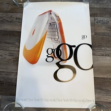1999 Apple iBook G3 Go pôster computador Macworld New York concha de tangerina comprar usado  Enviando para Brazil