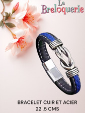 Bracelet homme acier d'occasion  Viarmes
